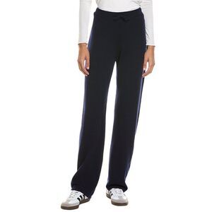 Incashmere Womens Wool & Cashmere-Blend Pant, Blue
